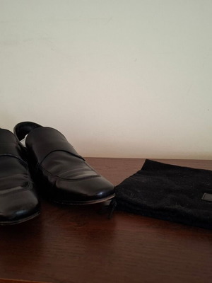 Hugo Boss ανδρικά μοκασίνια μεταχειρισμένα, μέγεθος 43, μαύρο δέρμα