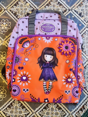 Santoro Gorjuss Fiesta Cobwebs Shoulder and Backpack New