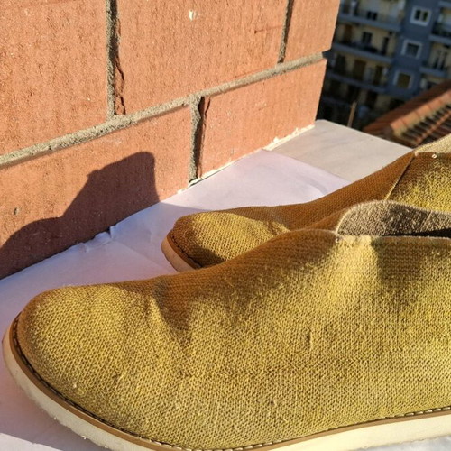 Women's ankle boots used, elastic upper, coconut fiber material, size 40-40.5