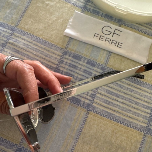 Gianfranco Ferre glasses like new, black and silver