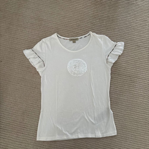 Burberry children's short-sleeve shirt like new, size 12, cotton