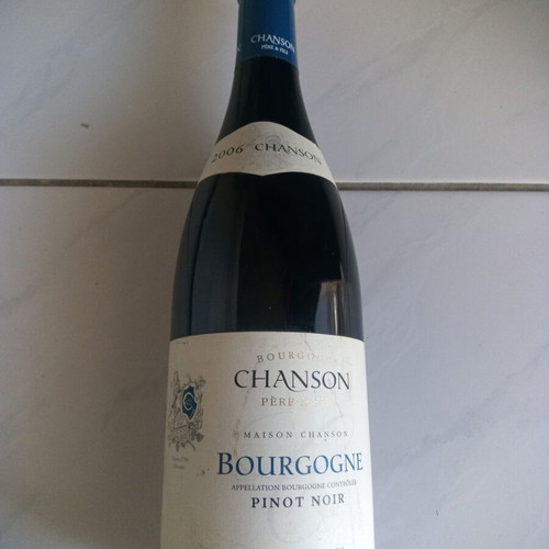 Chanson 2006 French wine new