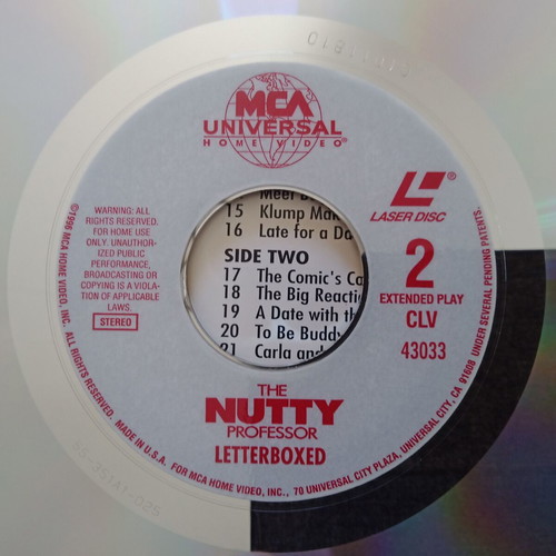LaserDisc The Nutty Professor (1996) like new, comedy