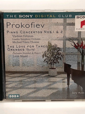 Prokofiev Piano Concertos 1 & 2 CD like new, classical music