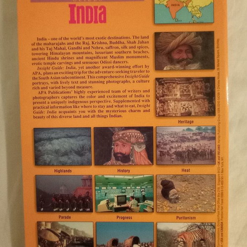 India travel guide used, English language