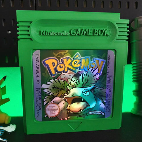 Pokemon Green Nintendo Game Boy Custom 3D Printed Wall Art