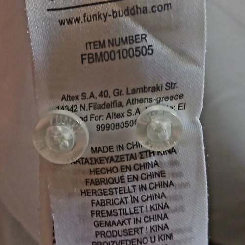 Funky Buddha white men's dress shirt, M