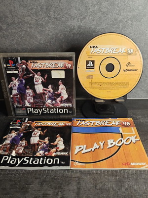 NBA Fastbreak 98 PlayStation 1 game used, sports