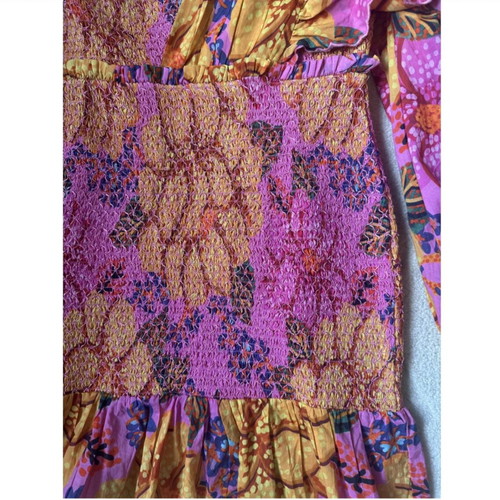 Farm Rio One Shoulder Dress Like New, Multicolor, Size S