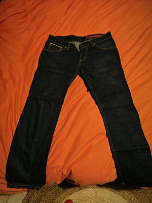 New Denim jeans like new, size 33, blue
