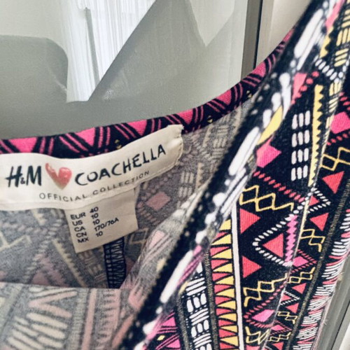 H&M Coachella Jumpsuit like new, colorful ethnic pattern, size L
