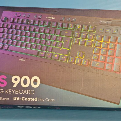 uRage Exodus 900 Mechanical Gaming Keyboard with Red Switches and RGB Lighting