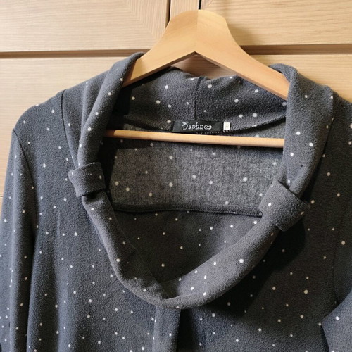 Fleece dress in grey color, like new