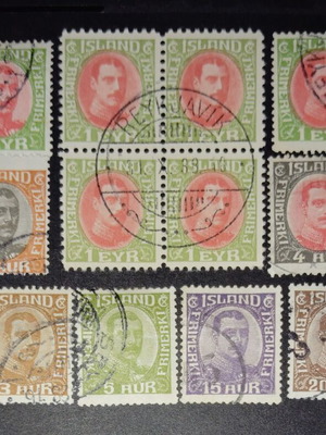 Iceland classic stamps collection