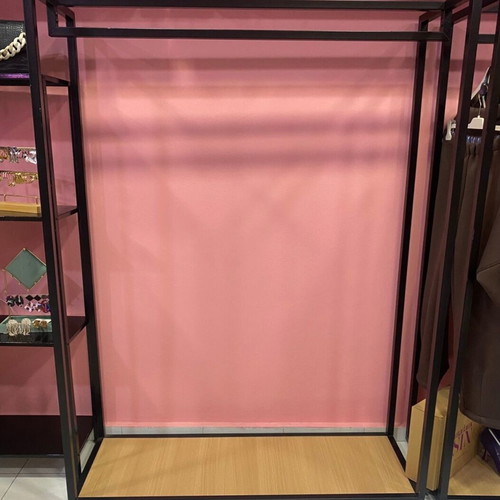 Clothing Rack Stand professional use, metal and MDF, like new