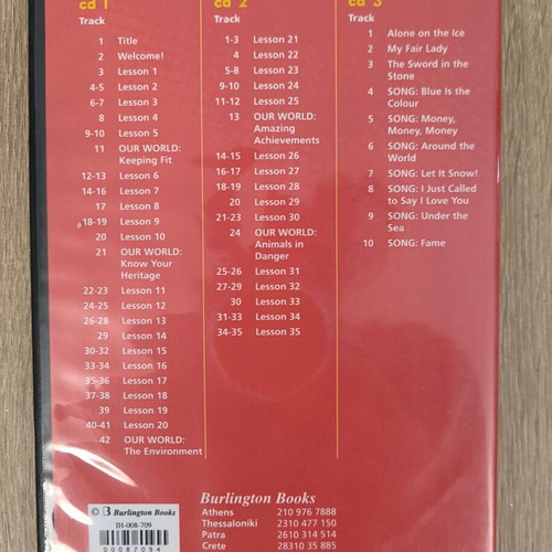 Our World 2 Burlington class audio CDs new