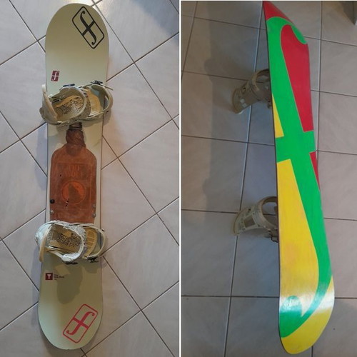 Forum Snowboard Holy Moly 155 with Shaka bindings used