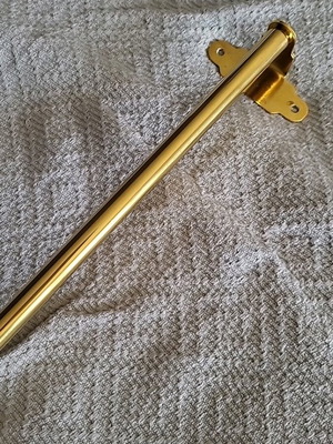 Gold bathroom hanger 80cm new, unused