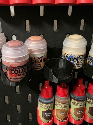 Държачи за моделиращи бои Citadel 3d принтирани за skadis board, нови