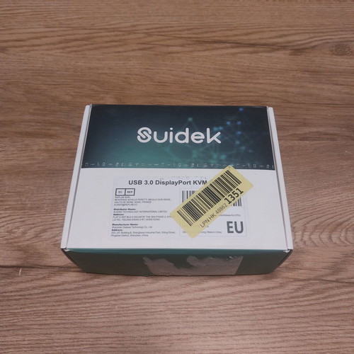 Suidek SJW-KM202A KVM Switch USB 3.0 DisplayPort HDMI 4K@60Hz new