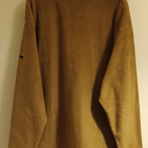Men's sweatshirt camel color with stripes size XL new