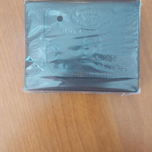 Men's leather wallet brown new