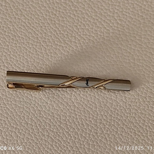 Yves Saint Laurent vintage tie pin in 2 colors, like new
