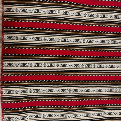 Woven machramas semen new with red pattern