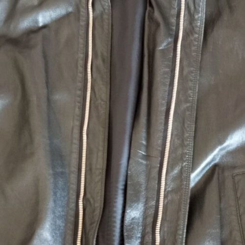 Skins leather jacket black size 52 like new