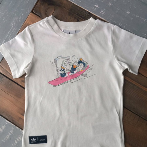 Adidas Disney boy's t-shirt new, off white, size 12-18 months