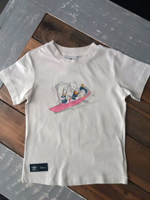 Adidas Disney παιδικό t-shirt καινούργιο, εκρού, μέγεθος 12-18 μηνών