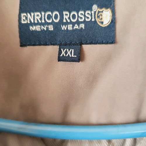 Enrico Rossi men's khaki castor-like jacket like new