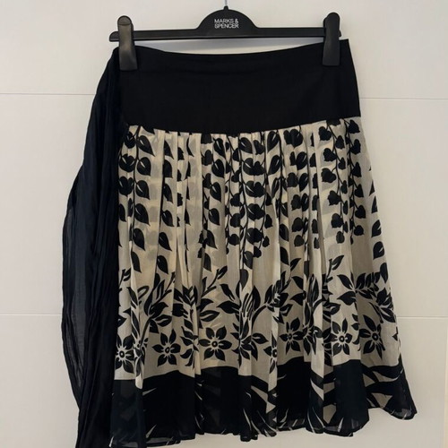 Zara Basic Skirt 70% Cotton 30% Silk Size S Like New