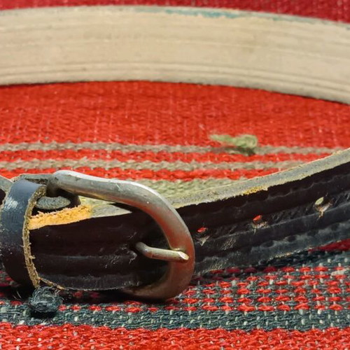 Leather dog collars like new, pack