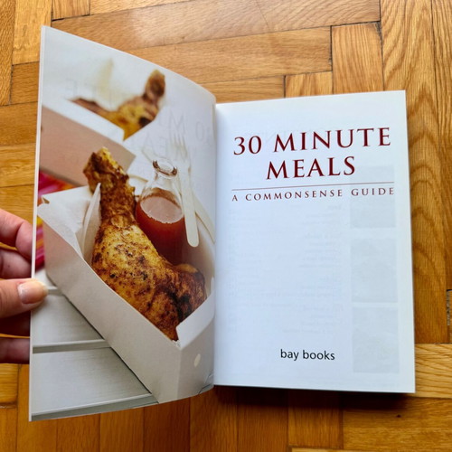 30 Minute Meals A Commonsense Guide cookbook like new