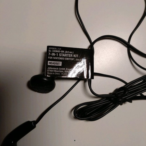 Nintendo Switch headphones unused