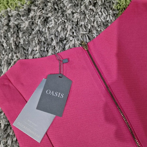 Oasis midaxi English Style dress pink new, size M