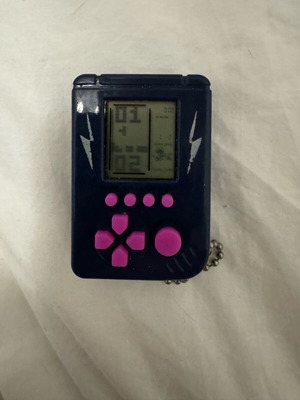 Mini Game Tetris keychain used