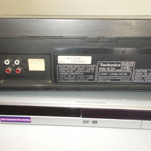 Technics RS-T130 double cassette player used