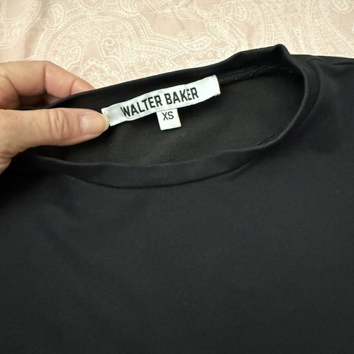 Walter Baker Skippy Puff Sleeve Top black, like new, XS