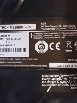 LG FLATRON 22” μεταχειρισμένες πλακέτες μονίτορ M2280DF - PZ