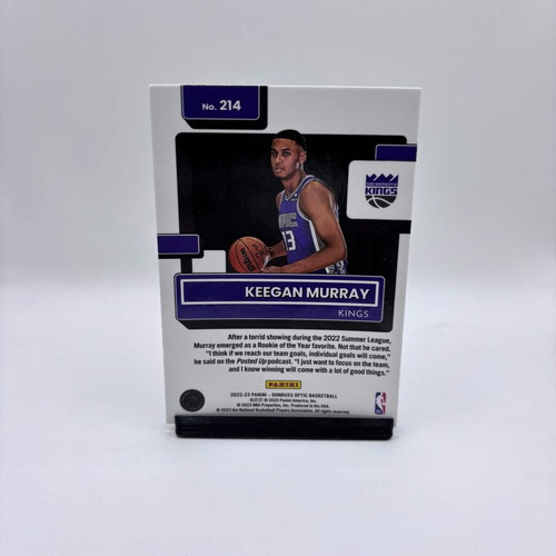 Keegan Murray Donruss Optic 2022-23 Rookie Card
