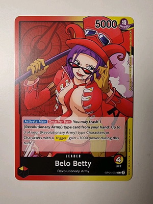 Belo Betty One Piece Card Game OP05-002 Leader