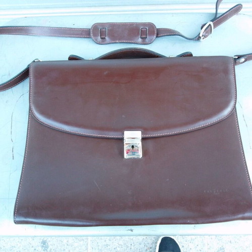 Frederick leather shoulder bag Paris like new, brown