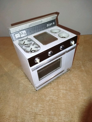 Metal vintage kitchen 1960 used, very rare