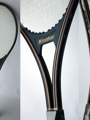 Vintage 80's Kingstar L2: 1/4L Tennis Racket Taiwan new