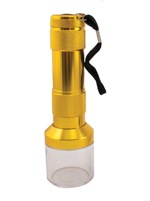 Electric aluminum grinder gold new