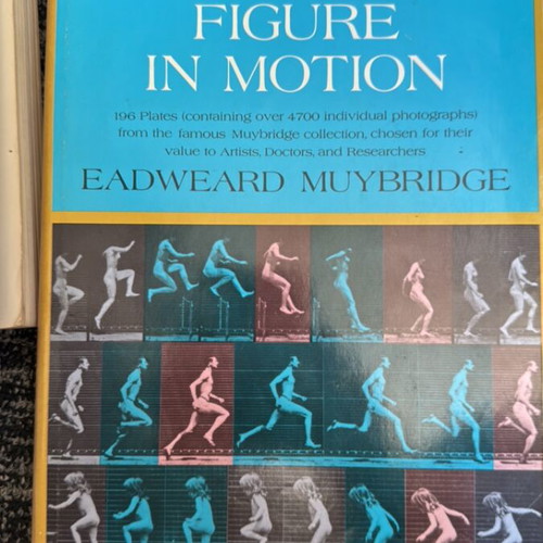 Leonardo da Vinci On the Human Body & Eadweard Muybridge The Human Figure in Motion books