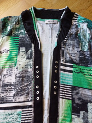 Jersey jacket like new, multicolor, size L