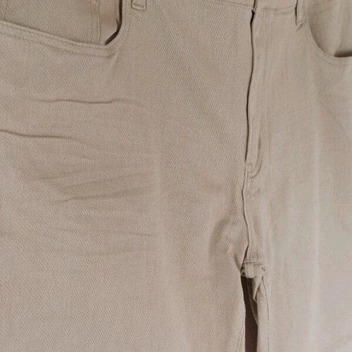 Beige men's jean casual pants plus size new Shein